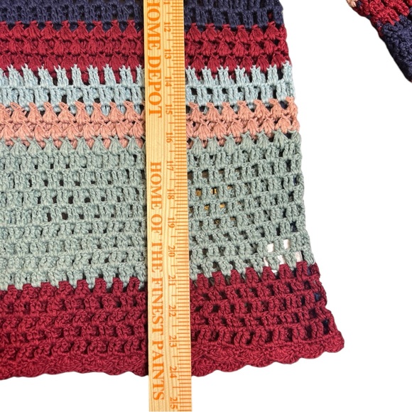 Show Me Your Mumu Stripe Knit Paula Pullover Color Block Size Small - Picture 5 of 6